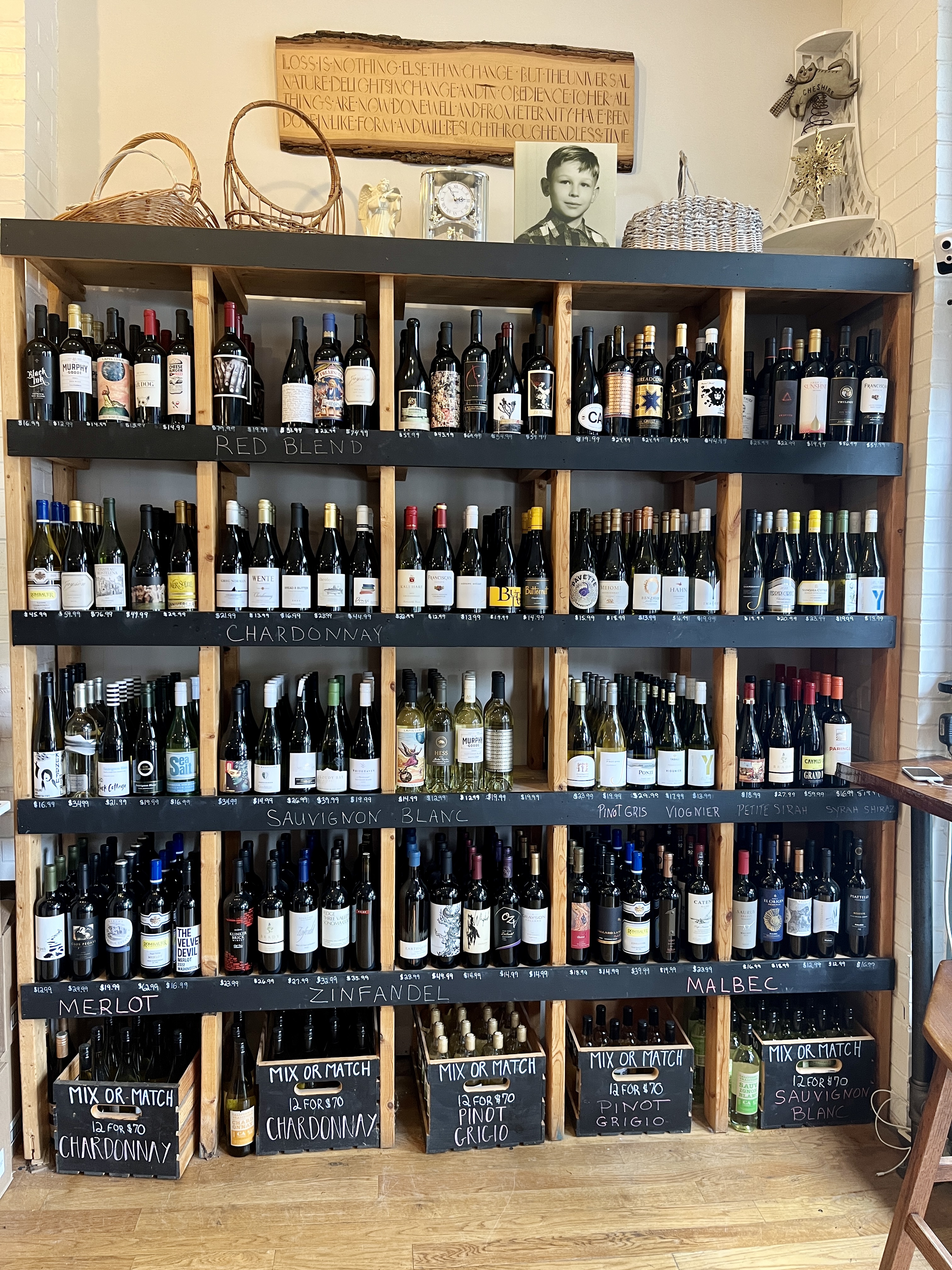 Sauvignon Blanc, Chardonnay & Red Blends